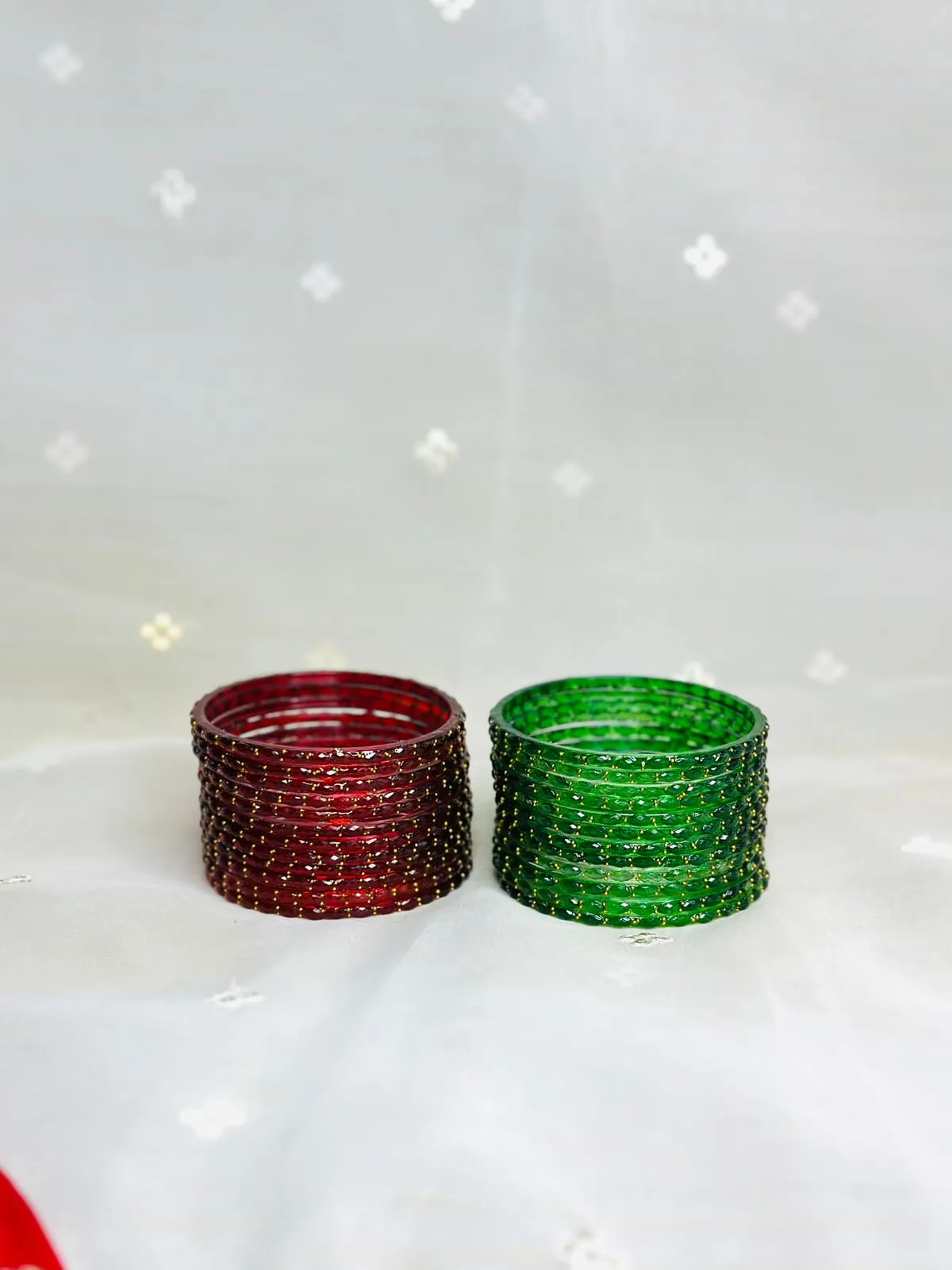 Raindrop Bangle Dozen (glass)