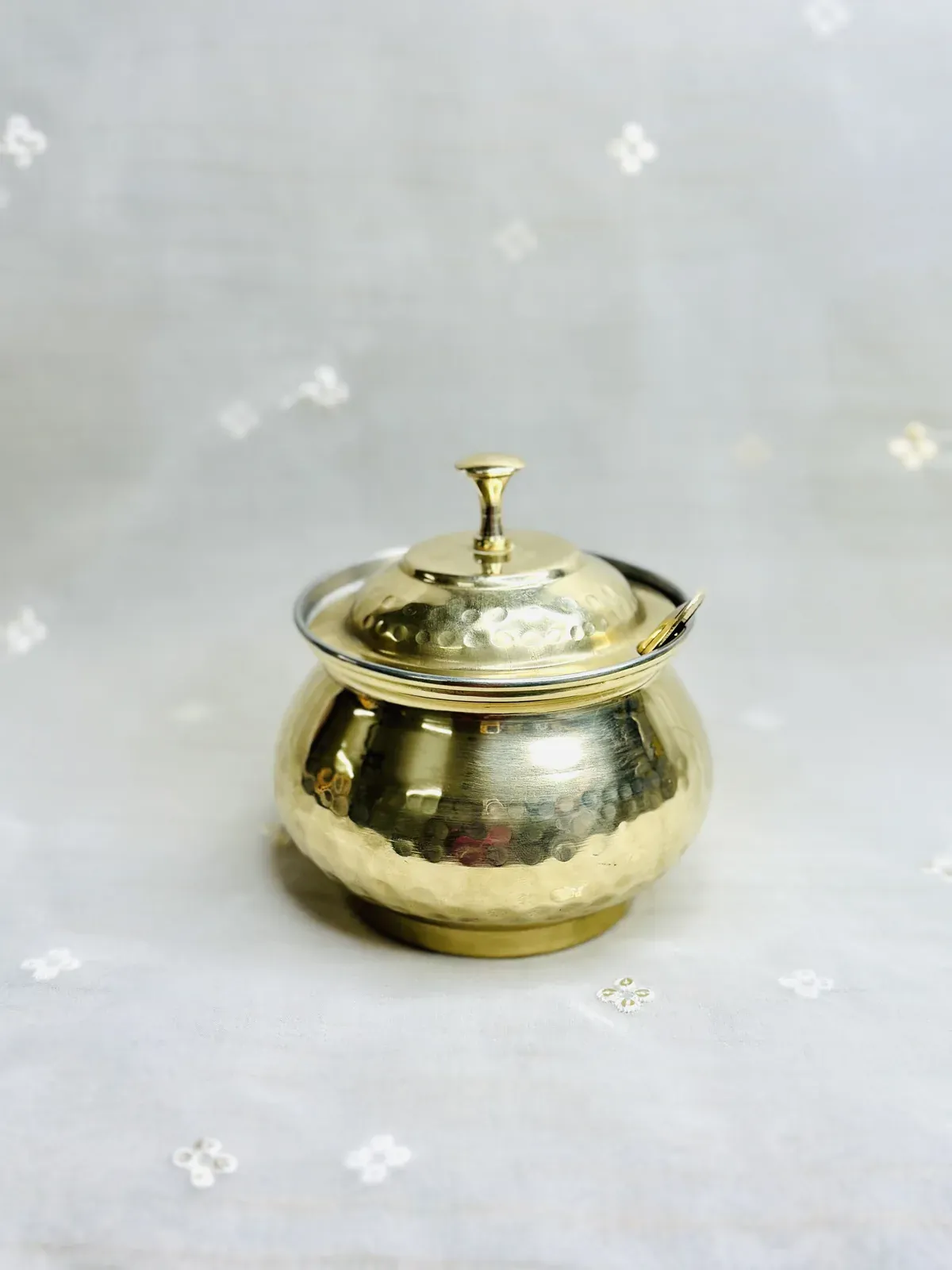 Brass ghee pot