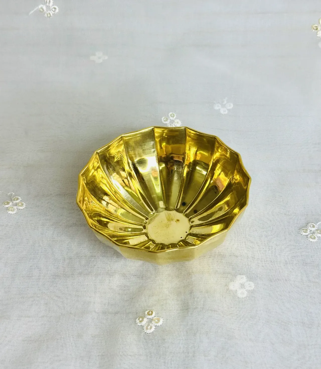 Brass prasad bowl