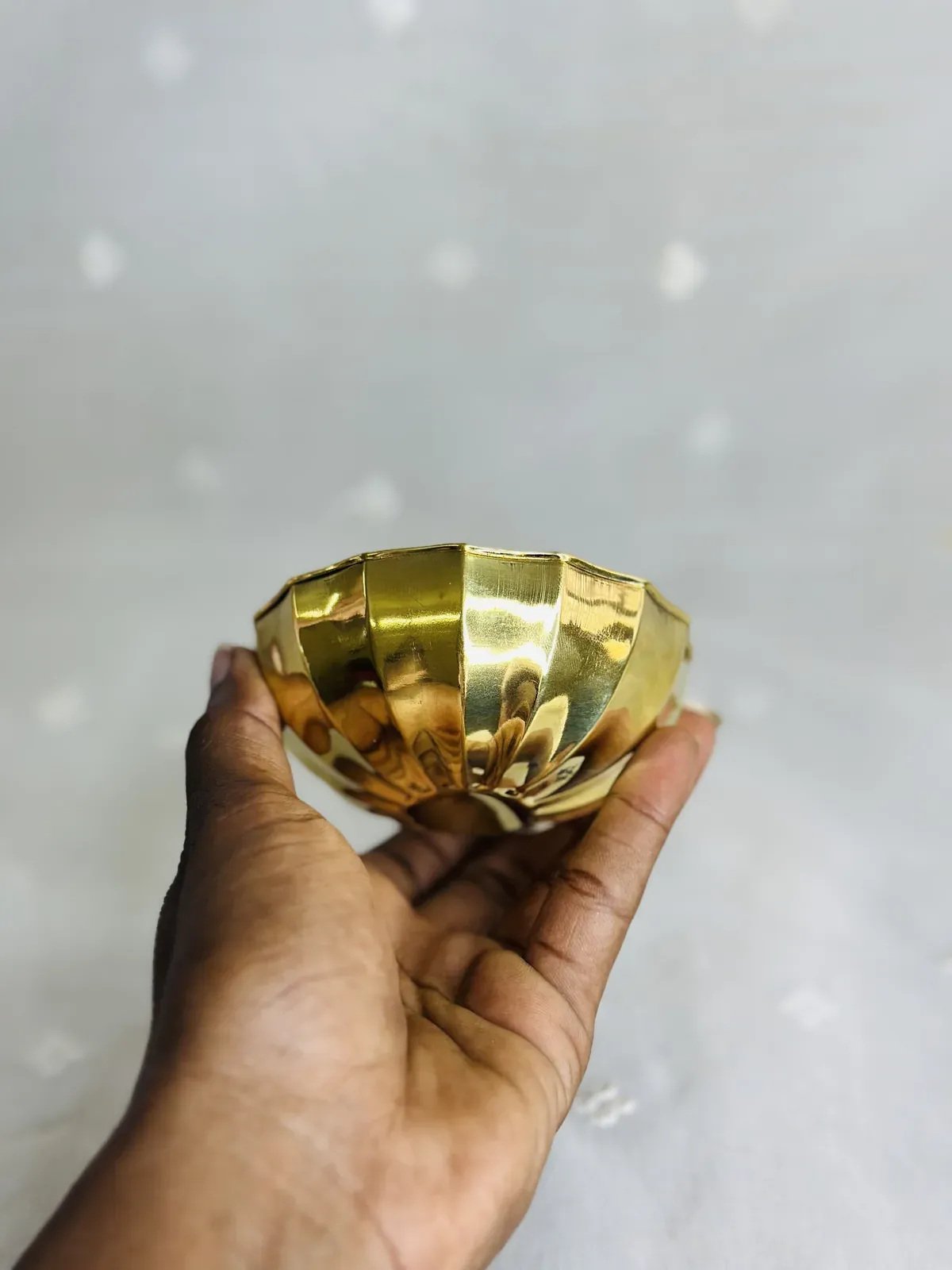 Brass prasad bowl — image 4 of 4