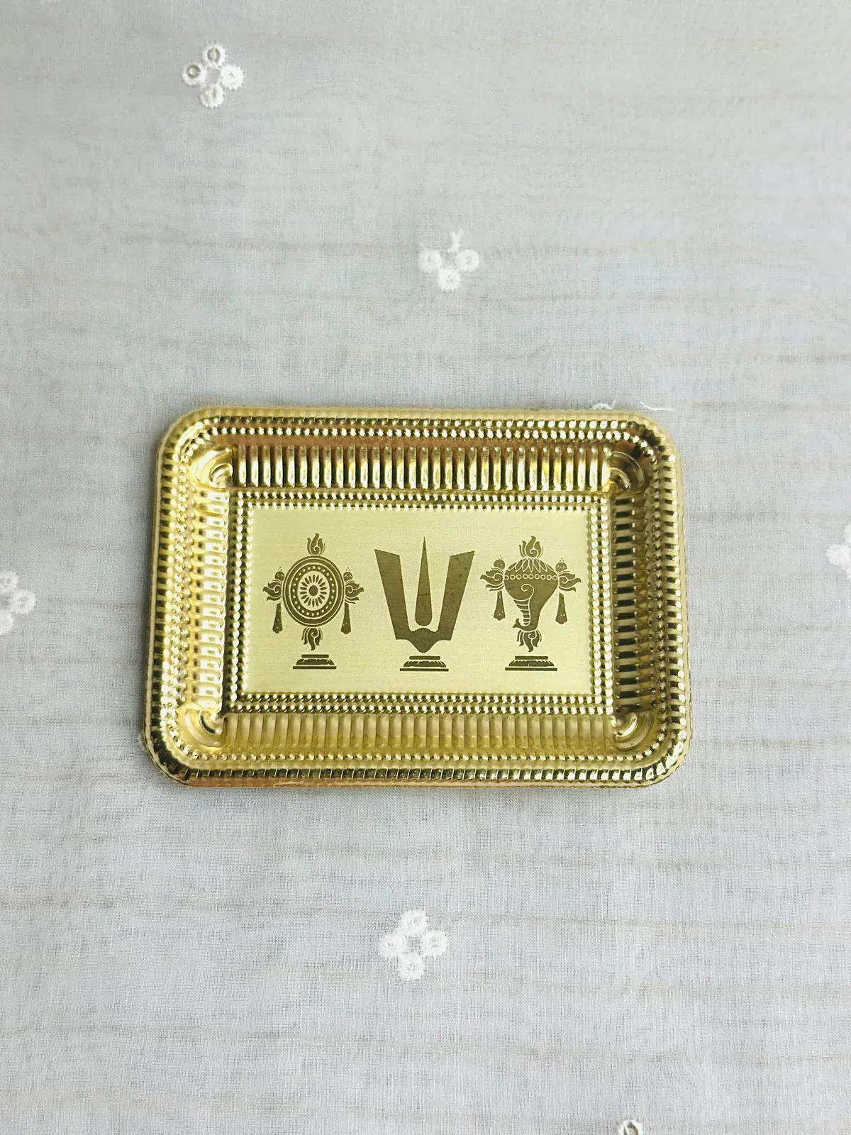 Brass mini plate size 3