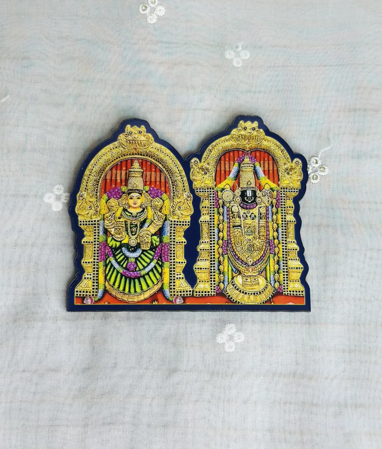 Lord Balaji Padmavathi fridge magnet