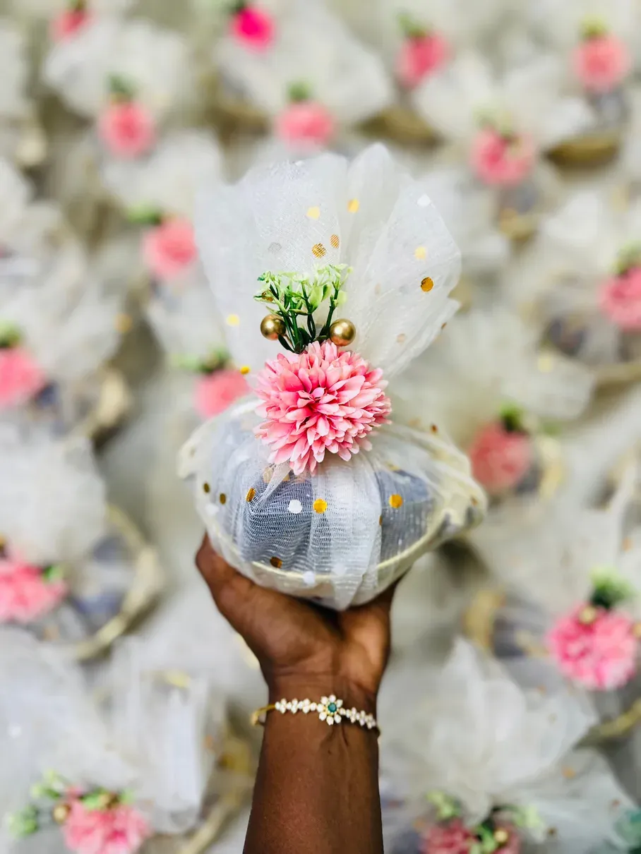 Sathya Narayana Pooja Combo — Net Wrapped Urli — image 3 of 3