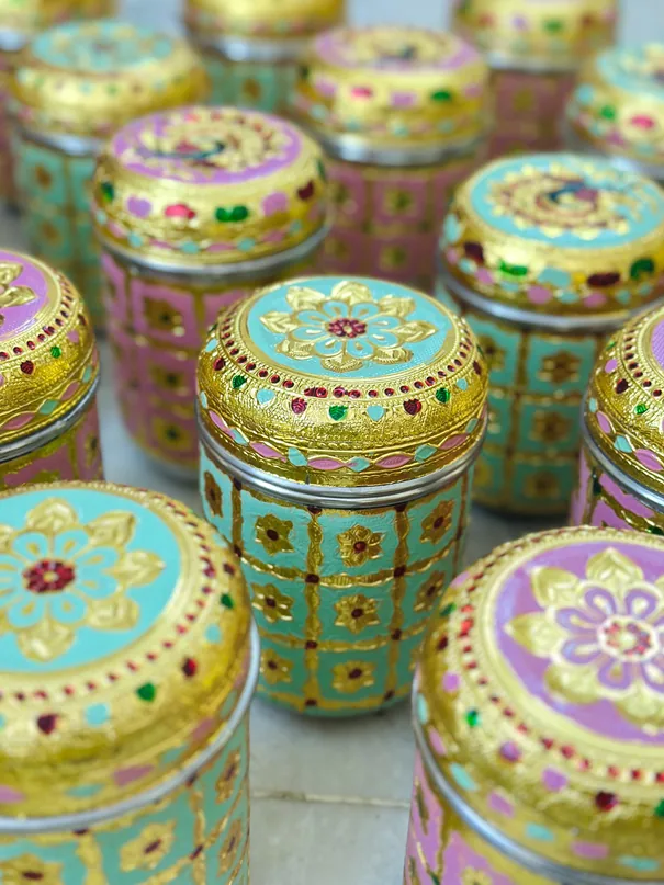 Meenakari Canister