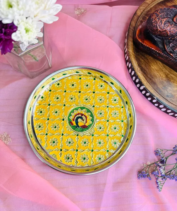Meenakari Plate - 7 inch
