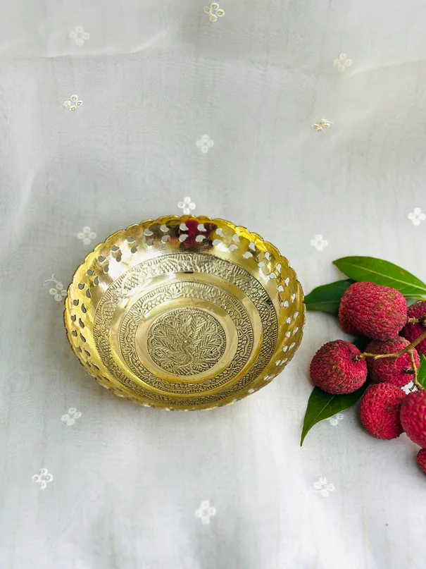 Brass Fruit Bowl